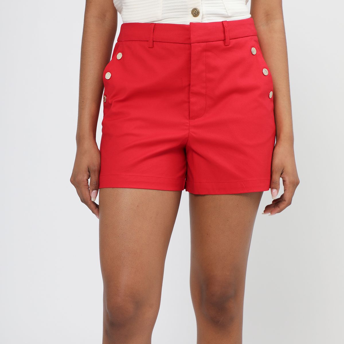 ELLE - Short Tiro Alto Mujer Elle