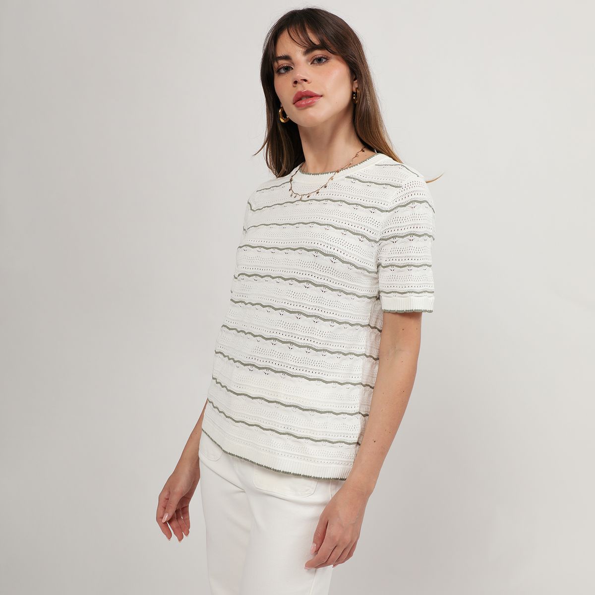 ELLE - Polo Casual Mujer Elle