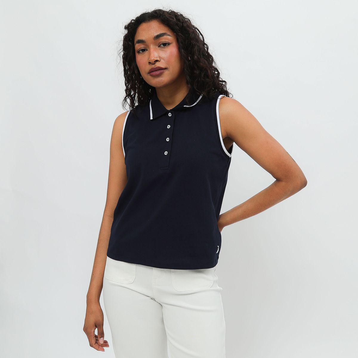 ELLE - Polo Manga Corta Mujer Elle