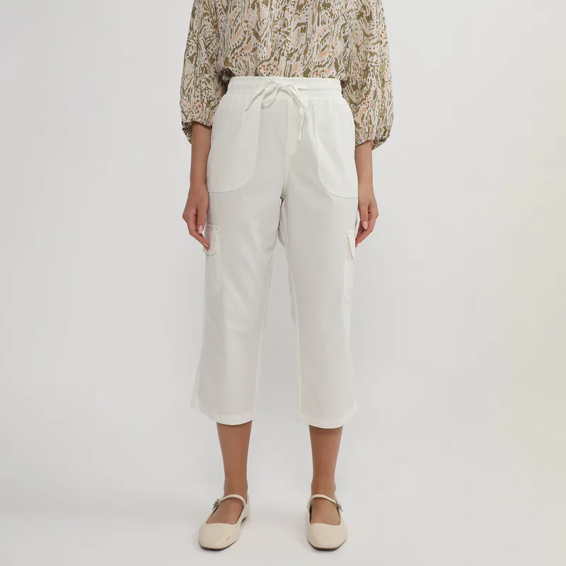 UNIVERSITY CLUB - Pantalón Capri Tiro Medio Mujer University Club