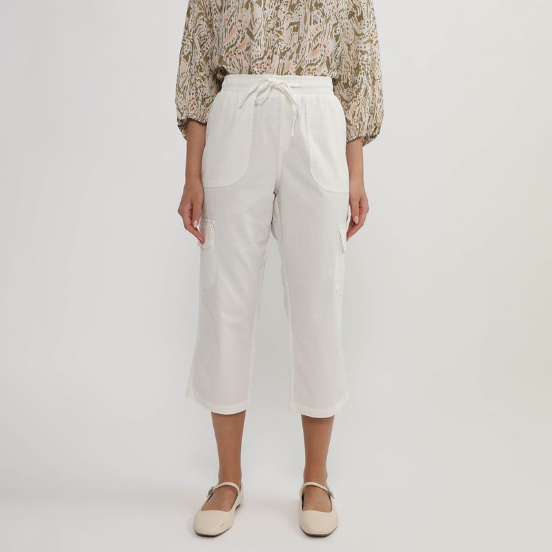 UNIVERSITY CLUB - Pantalón Capri Tiro Medio Mujer University Club