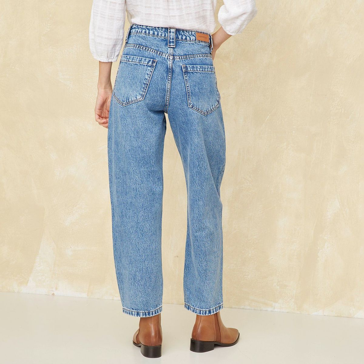 UNIVERSITY CLUB - Jean Balloon Tiro Alto Mujer University Club