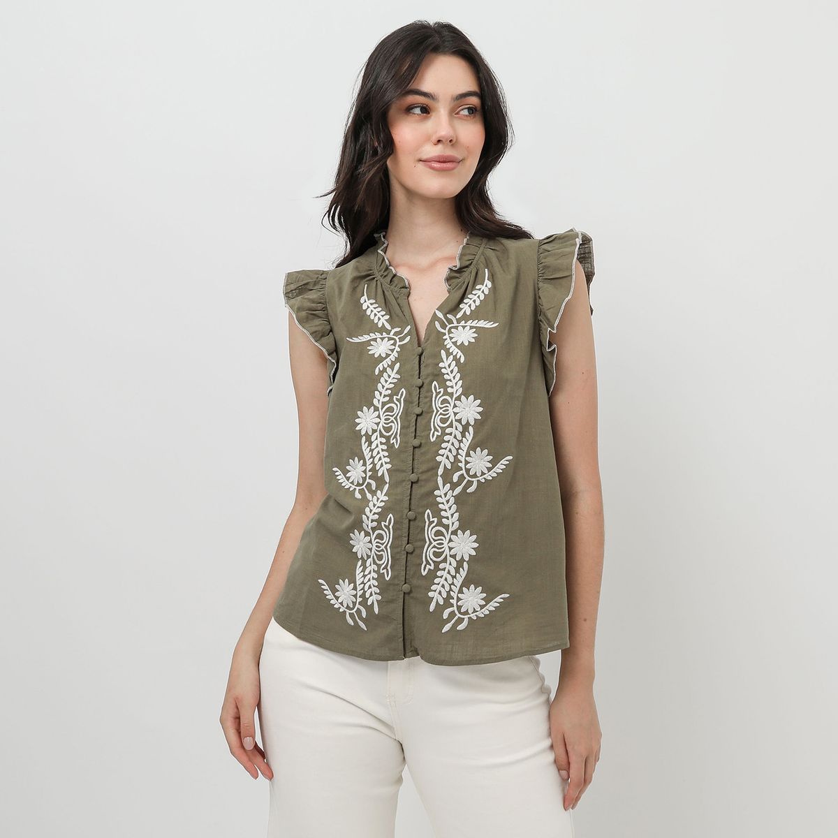 UNIVERSITY CLUB - Blusa Sin Mangas Mujer University Club