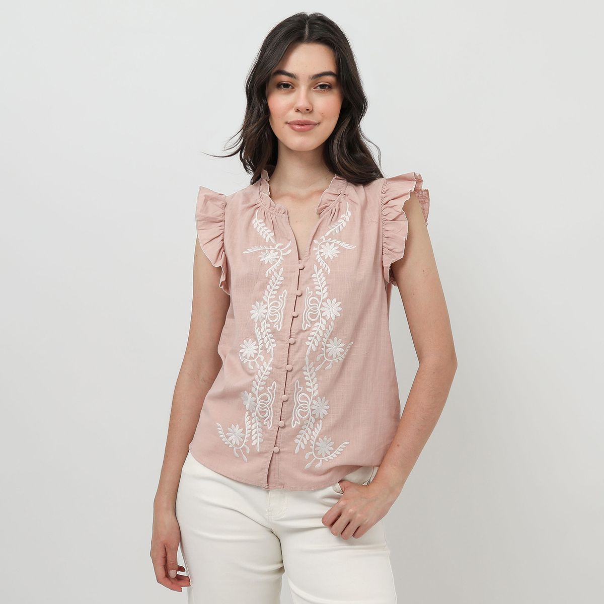 UNIVERSITY CLUB - Blusa Sin Mangas Mujer University Club