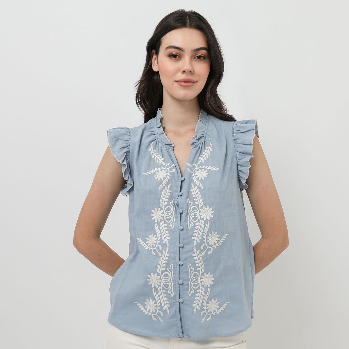 UNIVERSITY CLUB - Blusa Sin Mangas Mujer University Club