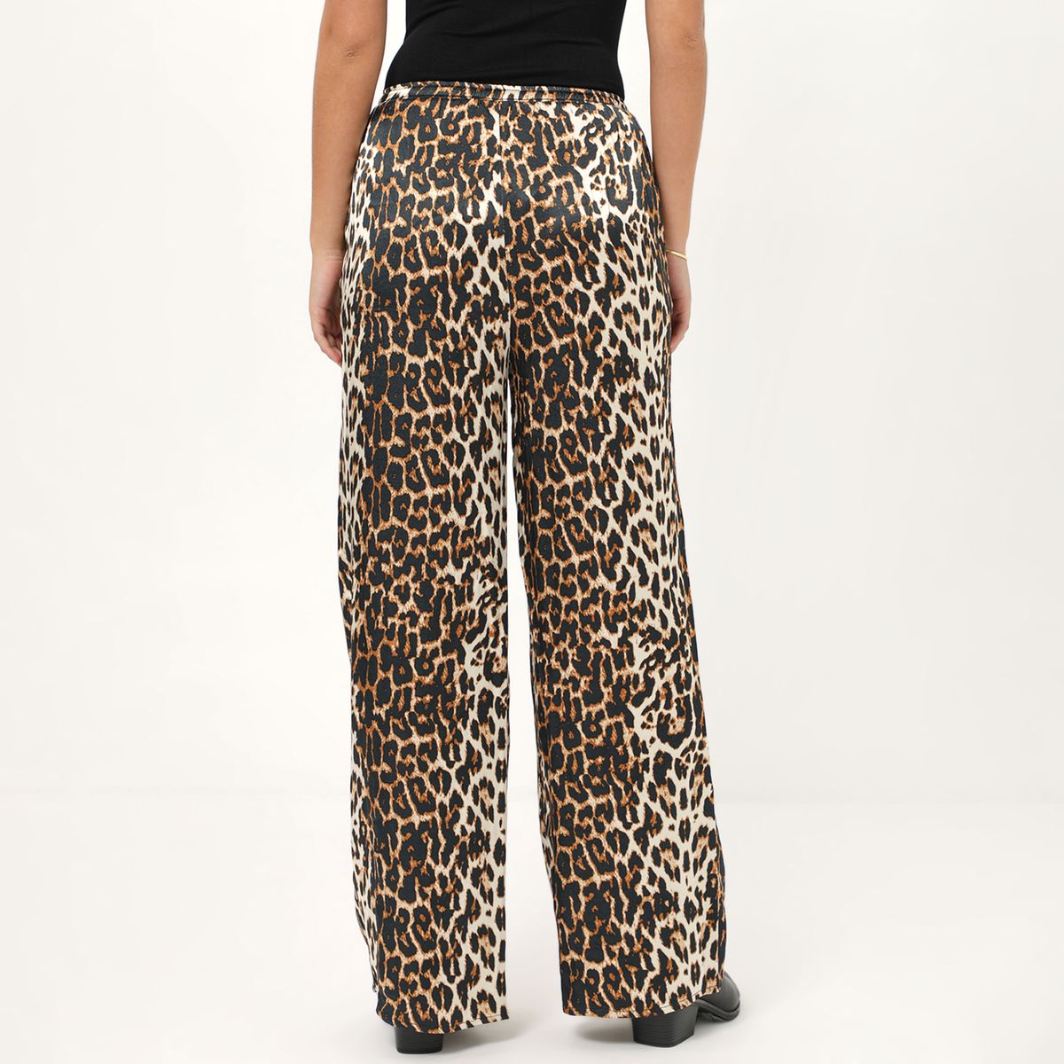 DENIMLAB - Pantalón Fluido Tiro Medio Mujer Denimlab