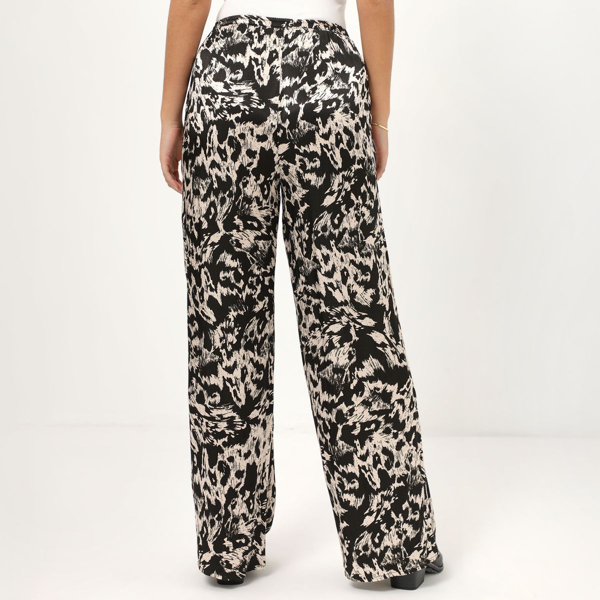 DENIMLAB - Pantalón Fluido Tiro Medio Mujer Denimlab