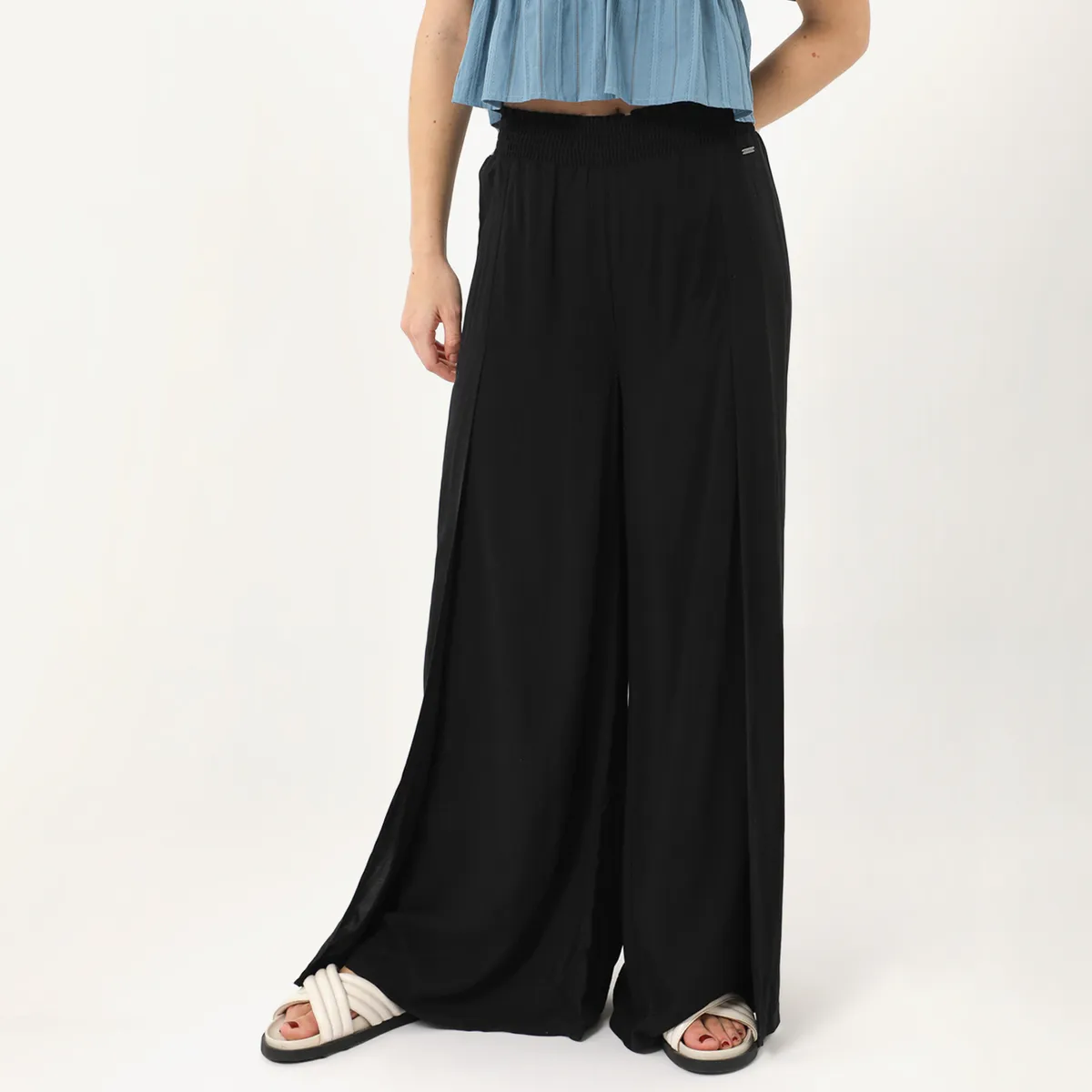 DOO AUSTRALIA - Pantalón Palazzo Tiro Medio Mujer Doo Australia