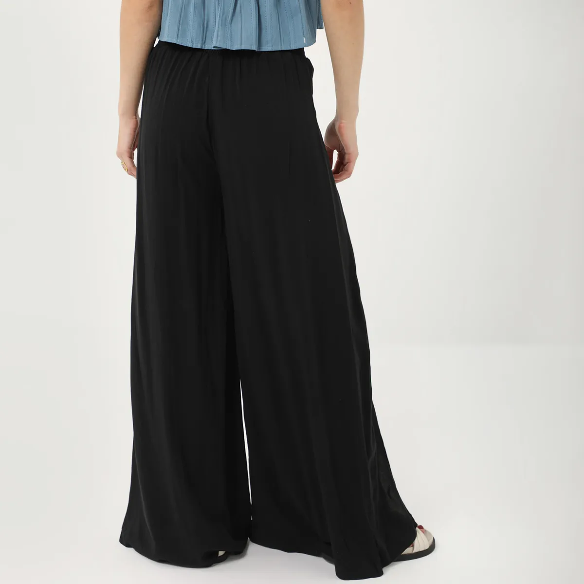 DOO AUSTRALIA - Pantalón Palazzo Tiro Medio Mujer Doo Australia