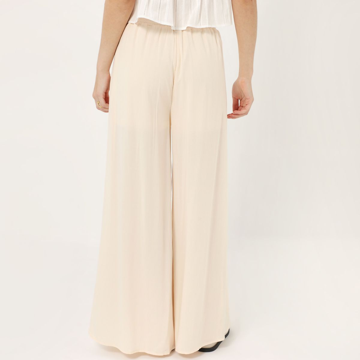 DOO AUSTRALIA - Pantalón Palazzo Tiro Medio Mujer Doo Australia