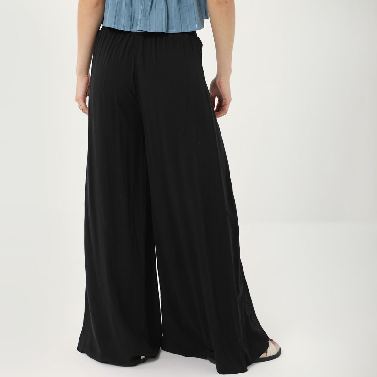 DOO AUSTRALIA - Pantalón Palazzo Tiro Medio Mujer Doo Australia