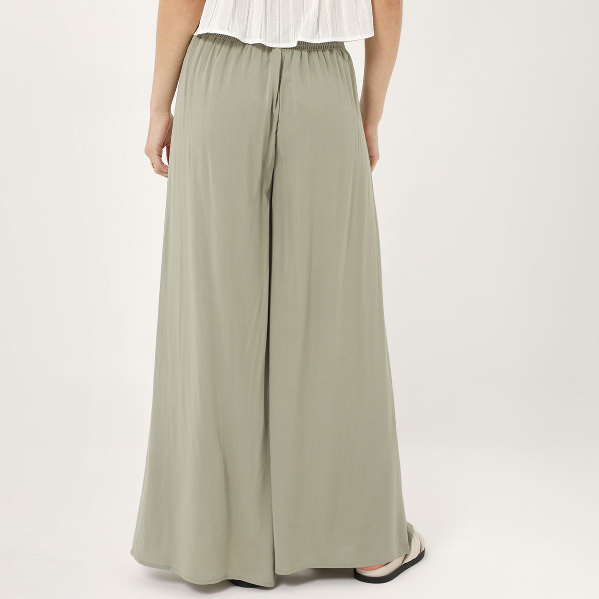 DOO AUSTRALIA - Pantalón Palazzo Tiro Medio Mujer Doo Australia