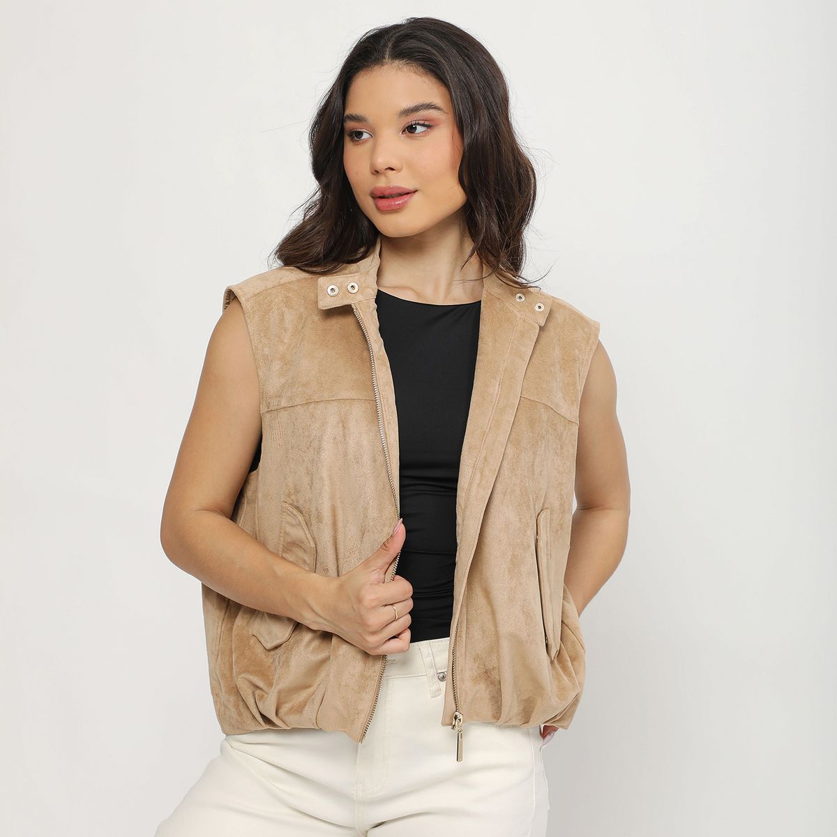 DENIMLAB - Chaleco Casual Mujer Denimlab