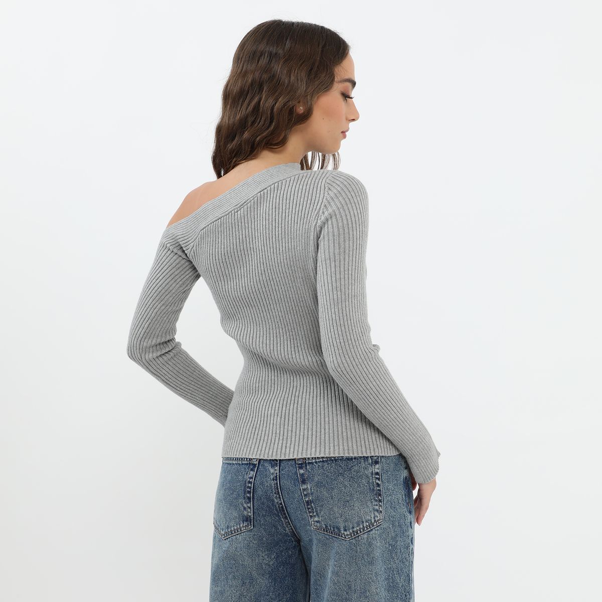 DENIMLAB - Chompa Asimétrica Mujer Denimlab