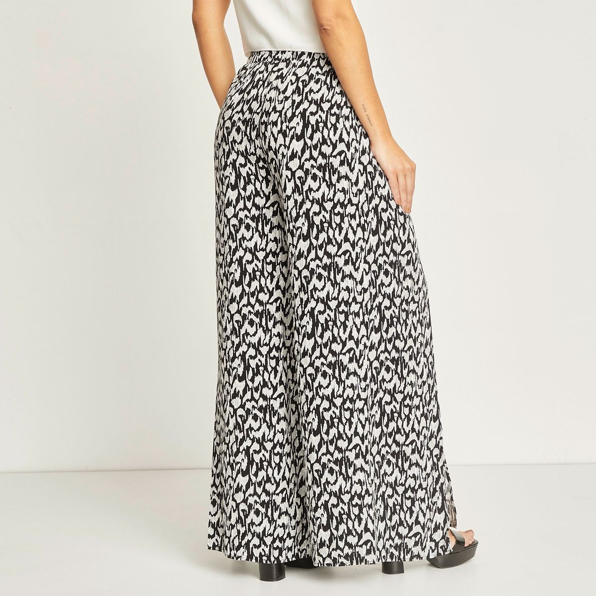 MOSSIMO - Pantalón Palazzo Tiro Alto Mujer Mossimo