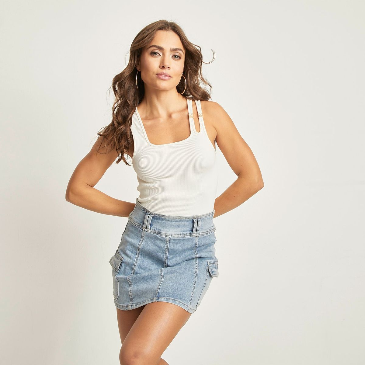 MOSSIMO - Polo Sin Mangas Mujer Mossimo