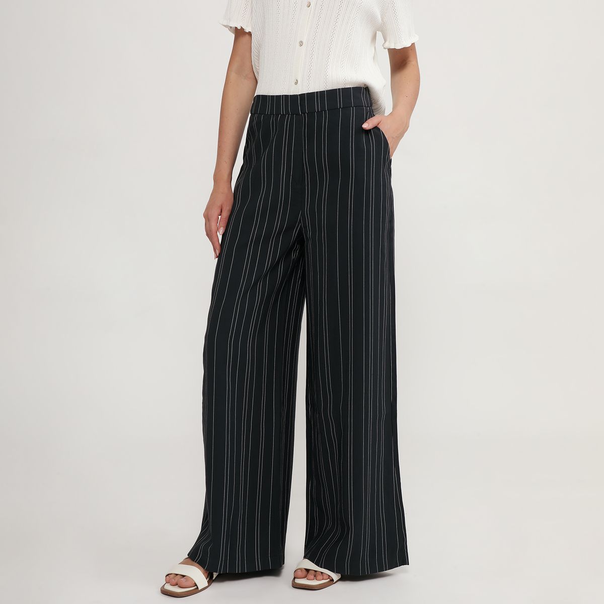 UNIVERSITY CLUB - Pantalón Sastre Tiro Alto Mujer University Club