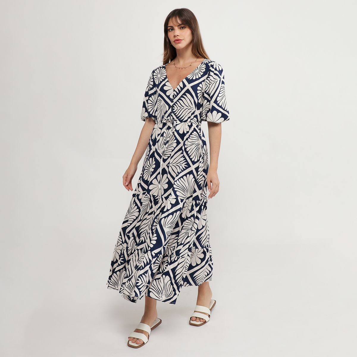 BASEMENT - Vestido Largo Mujer Basement