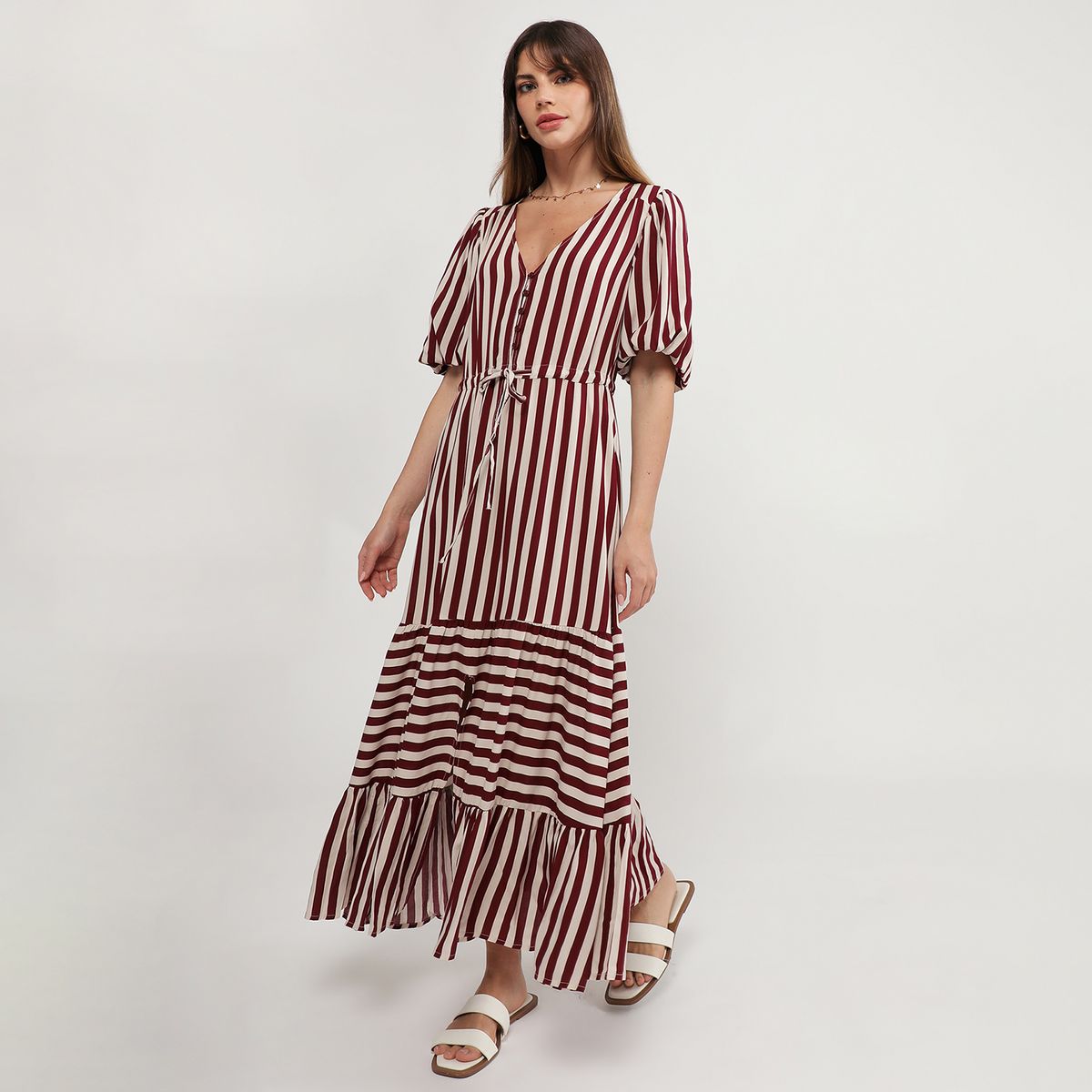 BASEMENT - Vestido Largo Mujer Basement