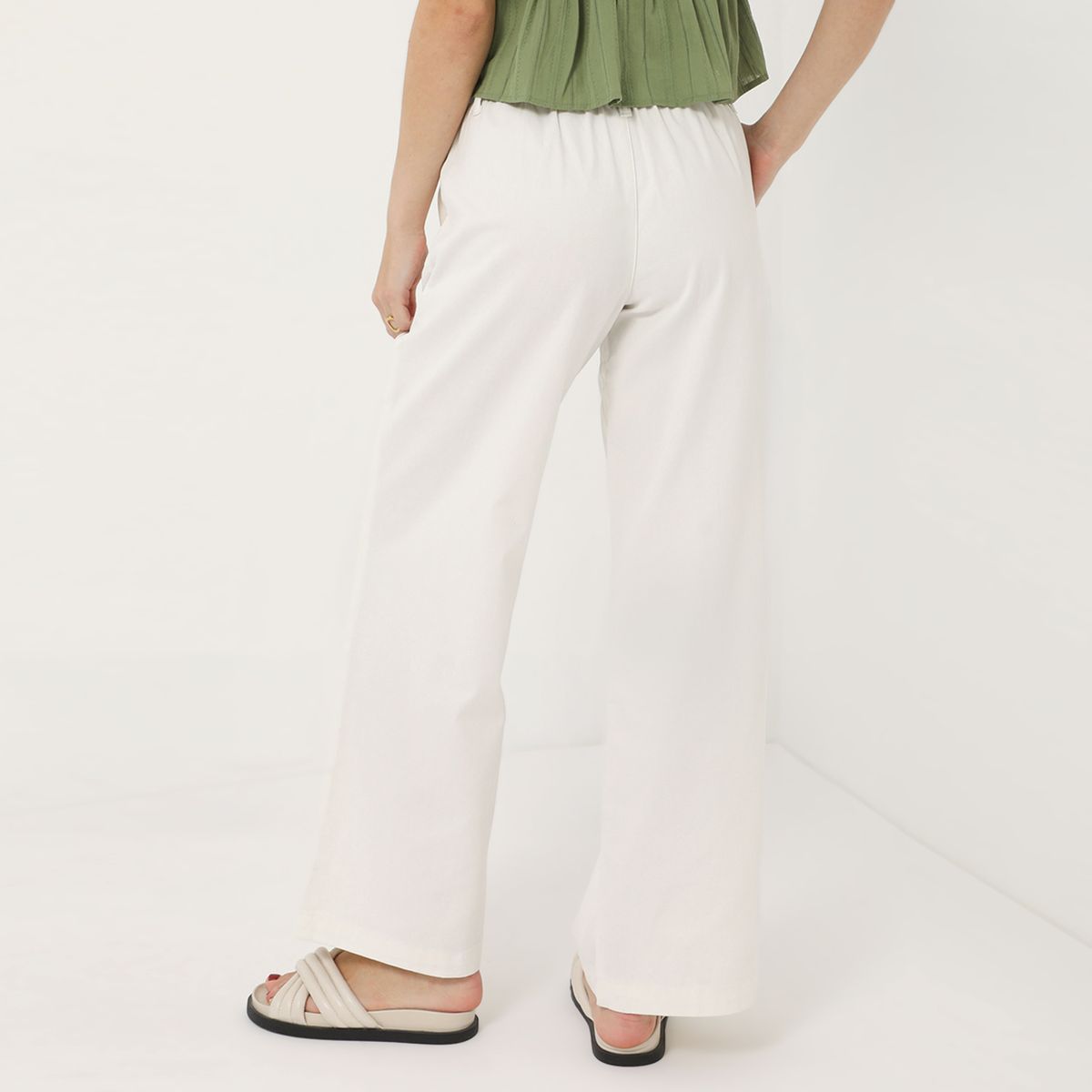 DOO AUSTRALIA - Pantalón Palazzo Tiro Medio Mujer Doo Australia