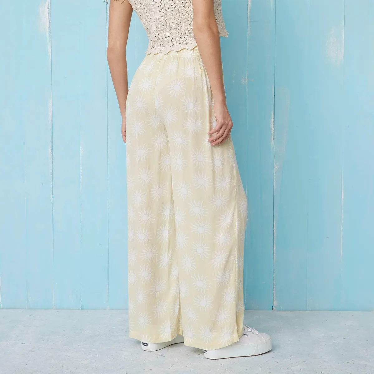 DOO AUSTRALIA - Pantalón Palazzo Tiro Medio Mujer Doo Australia