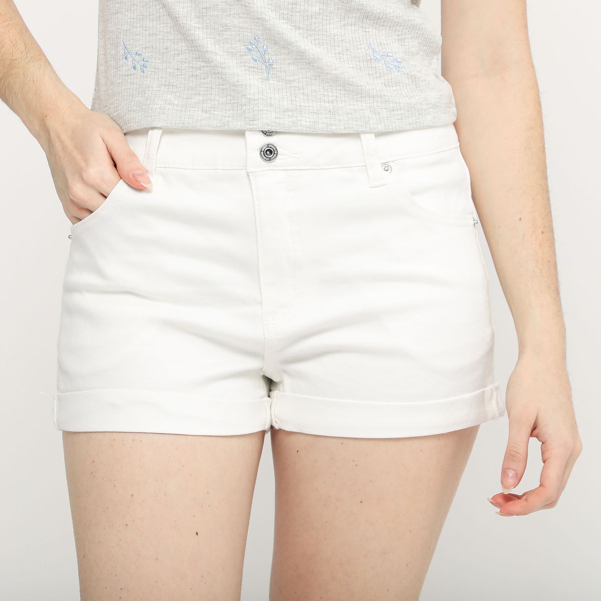 AMERICAN ABBEY - Short Tiro Medio Mujer American Abbey