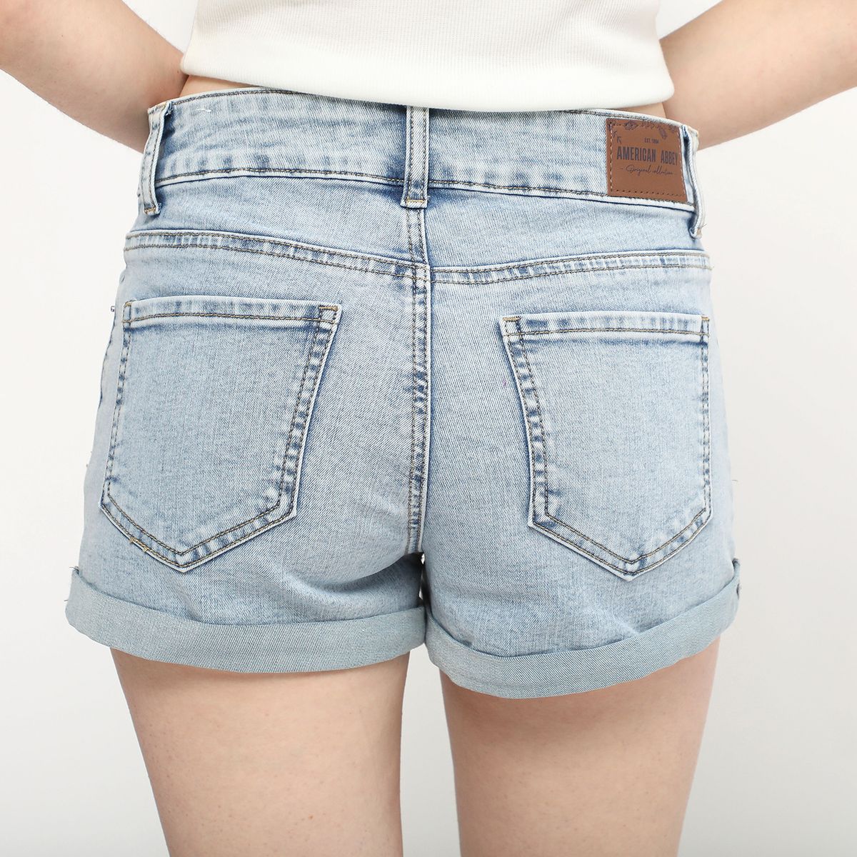 AMERICAN ABBEY - Short Tiro Medio Mujer American Abbey