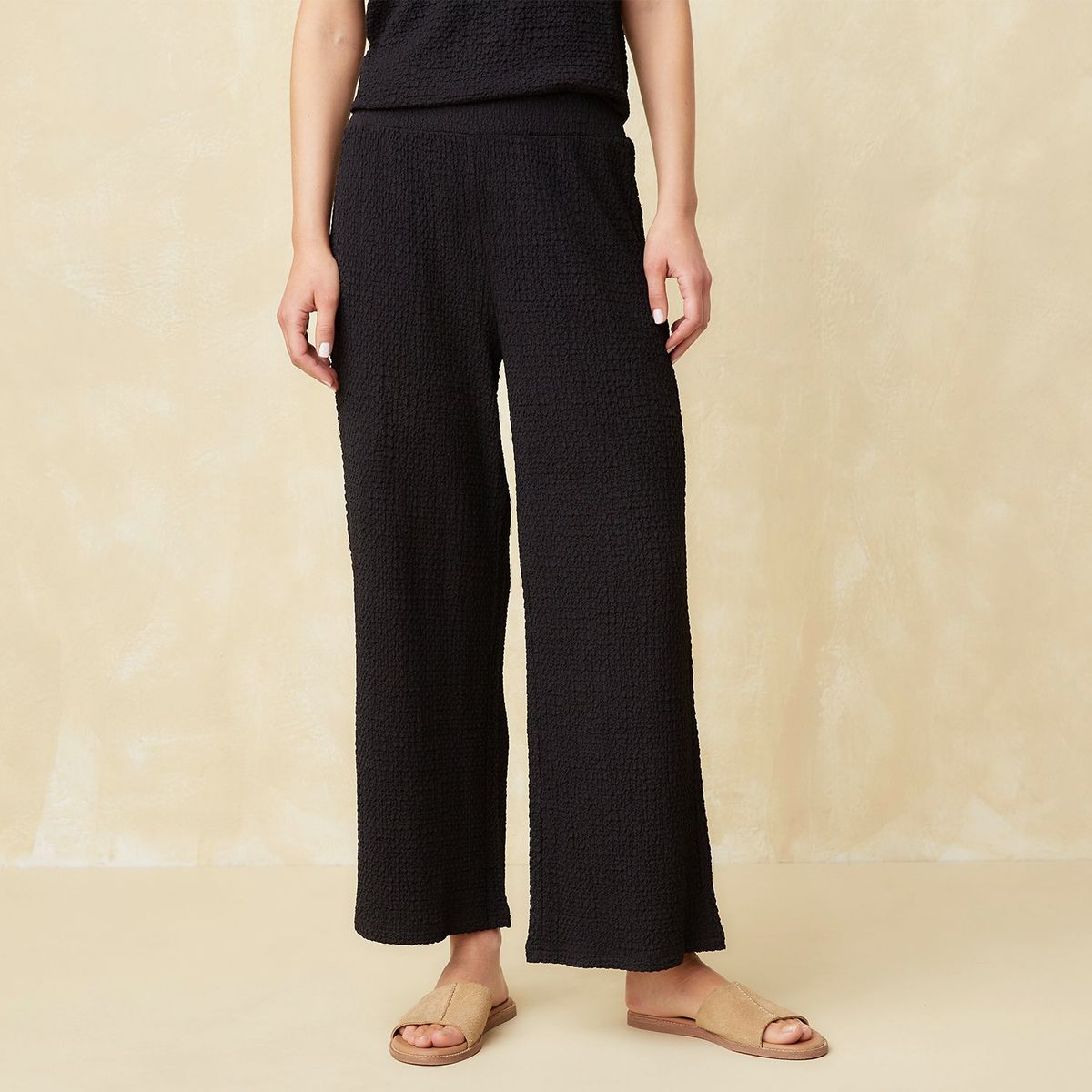 UNIVERSITY CLUB - Pantalón Wide Leg Tiro Alto Mujer University Club