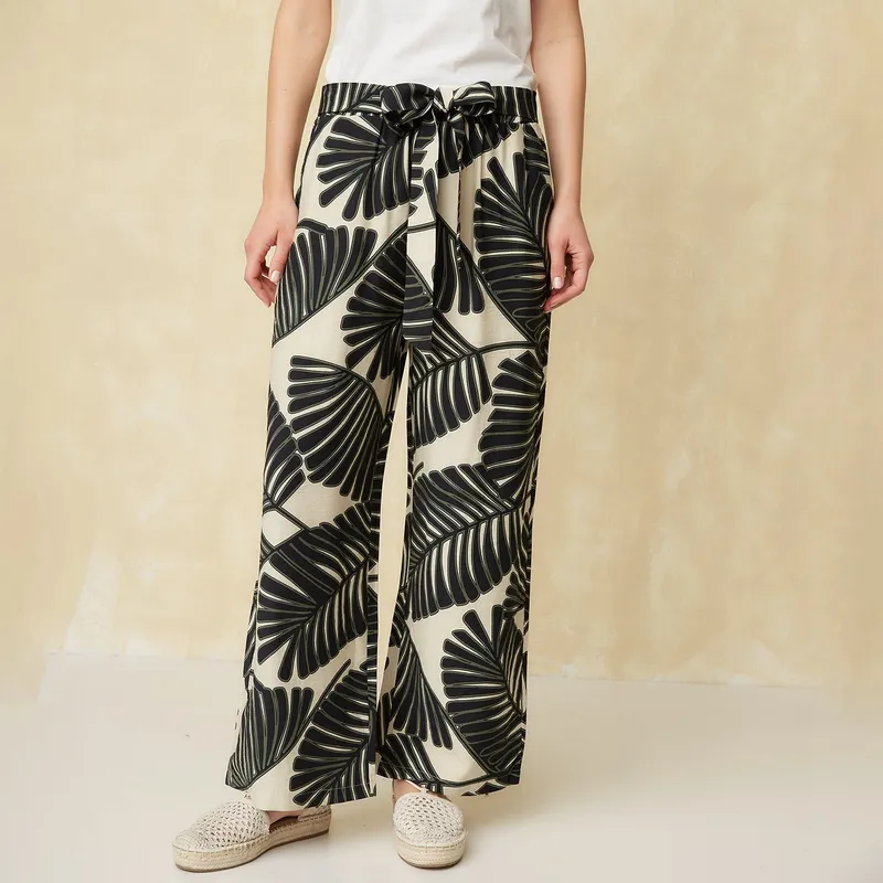 UNIVERSITY CLUB - Pantalón Fluido Tiro Alto Mujer University Club