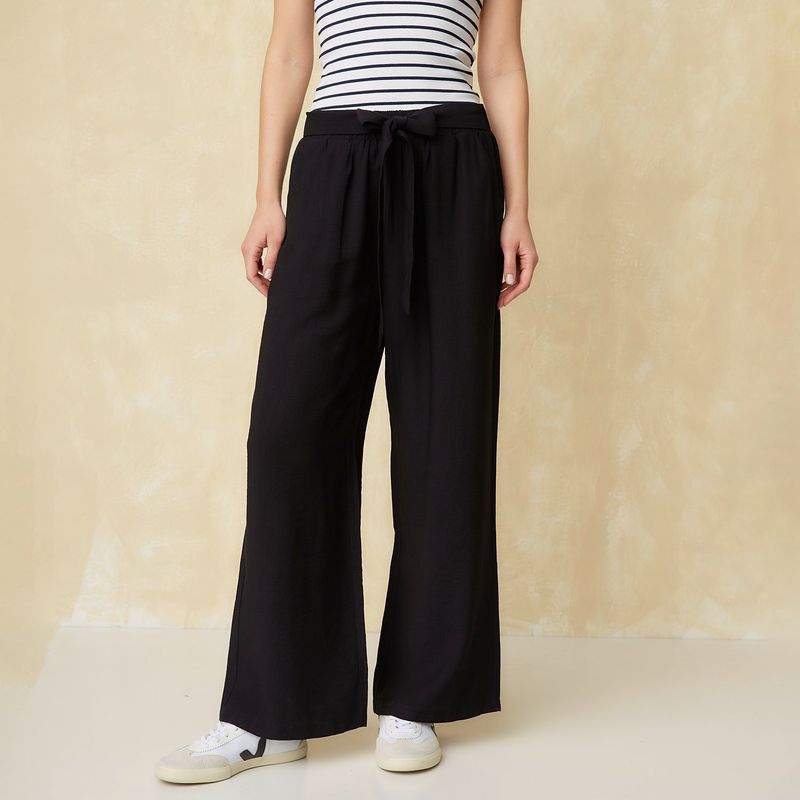 UNIVERSITY CLUB - Pantalón Fluido Tiro Alto Mujer University Club