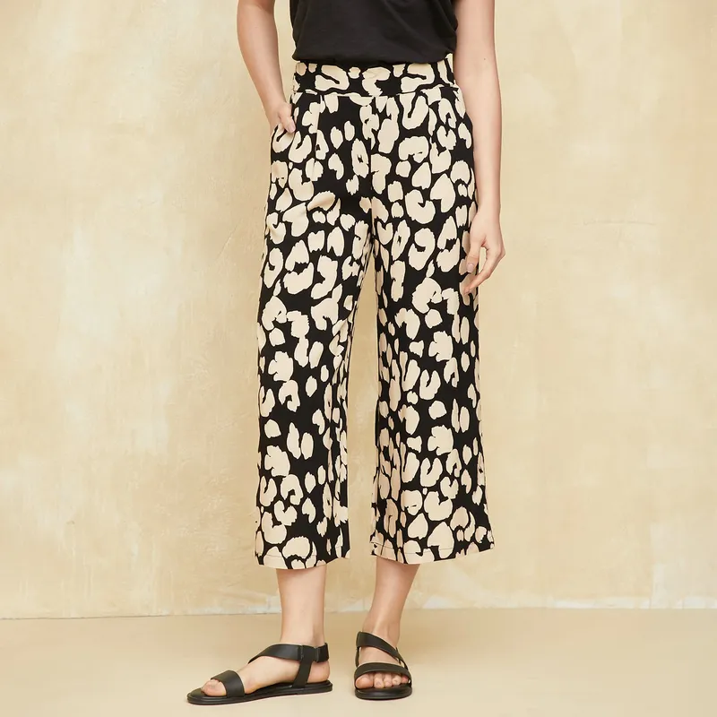 UNIVERSITY CLUB - Pantalón Culotte Tiro Medio Mujer University Club