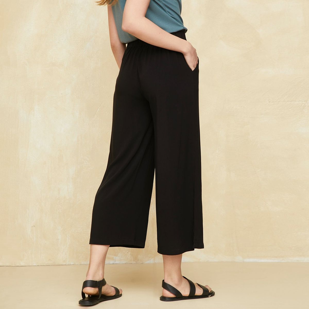 UNIVERSITY CLUB - Pantalón Culotte Tiro Medio Mujer University Club