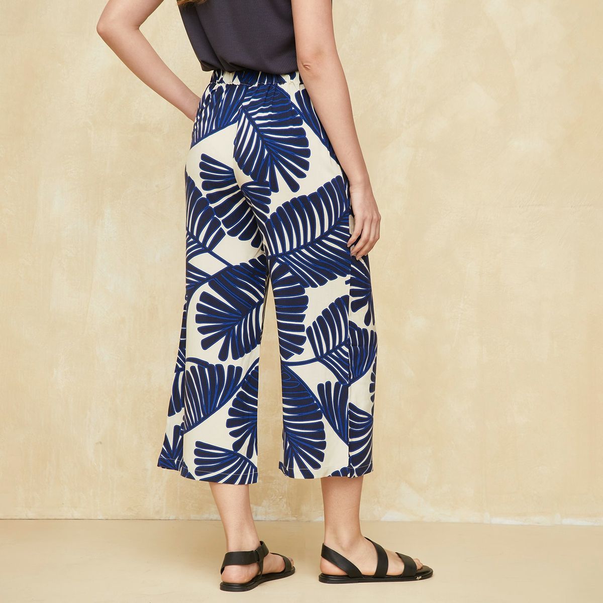 UNIVERSITY CLUB - Pantalón Culotte Tiro Medio Mujer University Club