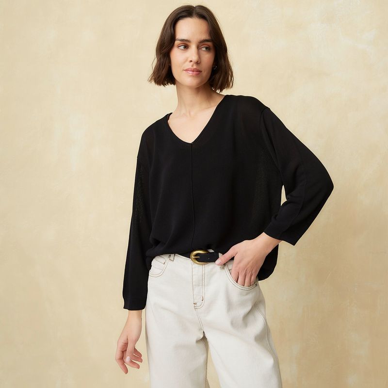 UNIVERSITY CLUB - Chompa Manga Larga Mujer University Club