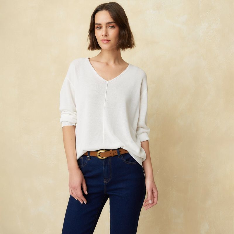 UNIVERSITY CLUB - Chompa Manga Larga Mujer University Club