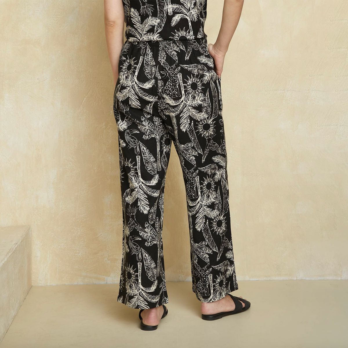 UNIVERSITY CLUB - Pantalón Fluido Tiro Alto Mujer University Club