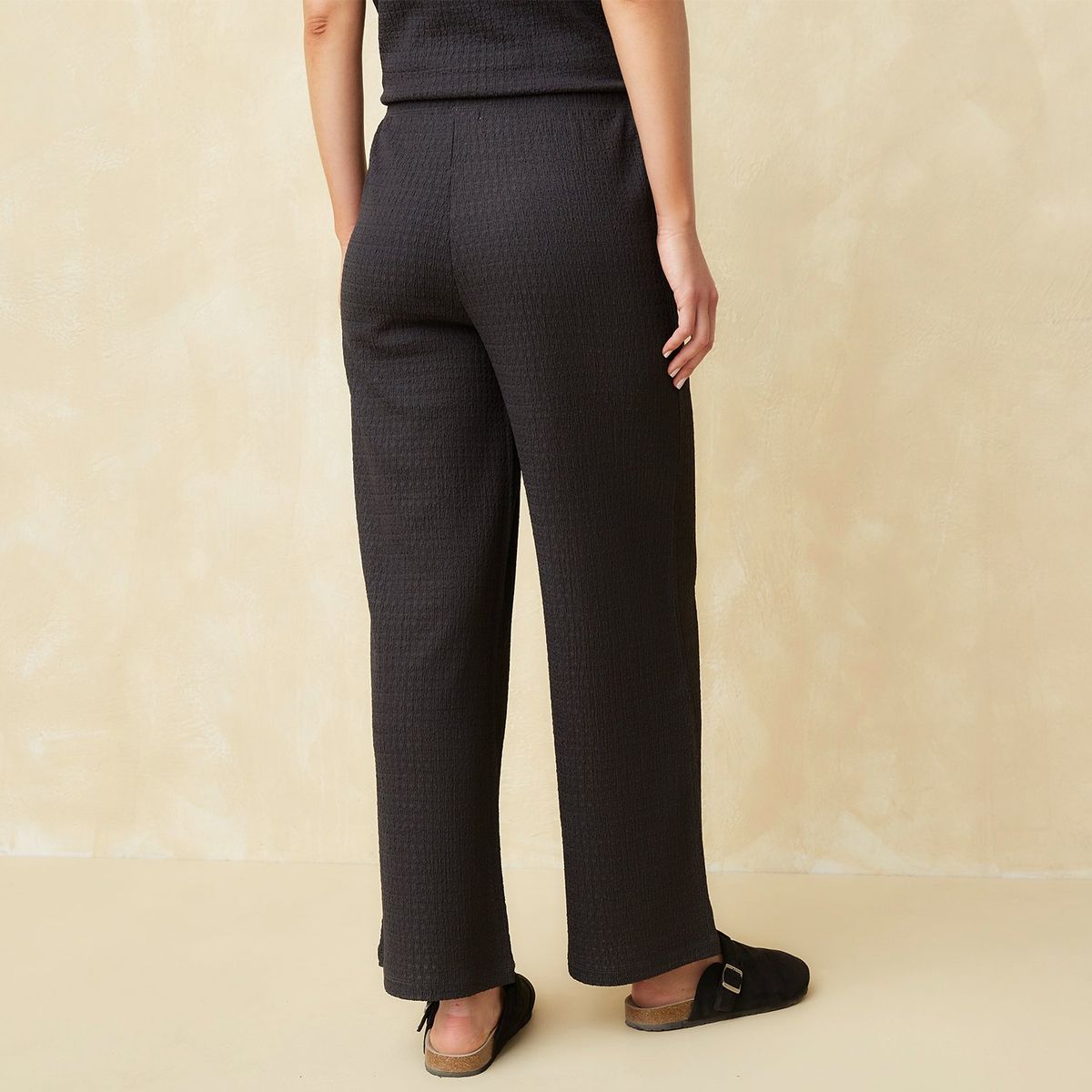 UNIVERSITY CLUB - Pantalón Wide Leg Tiro Medio Mujer University Club