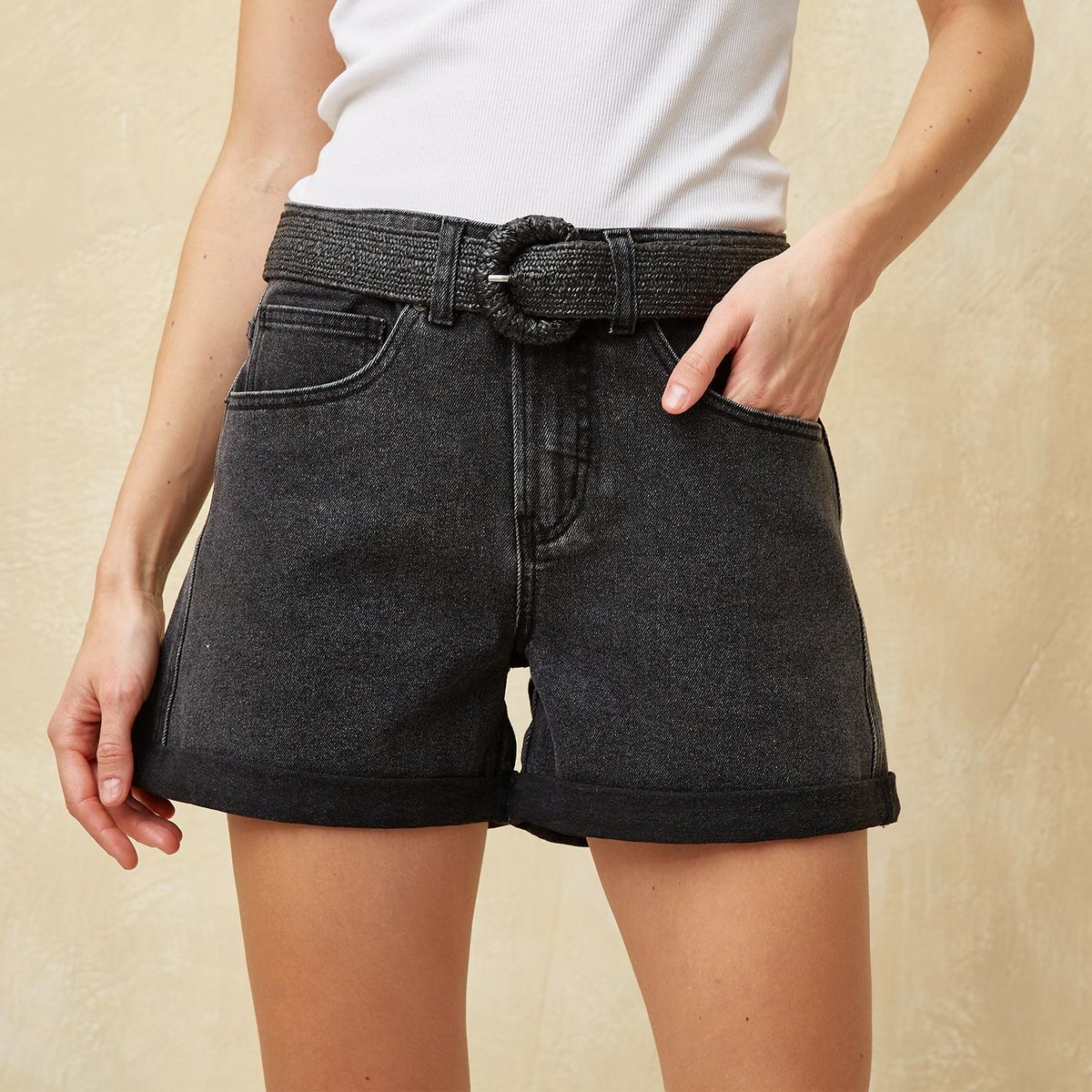 UNIVERSITY CLUB - Short Denim Mujer University Club