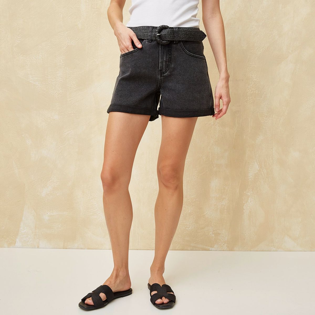 UNIVERSITY CLUB - Short Denim Mujer University Club