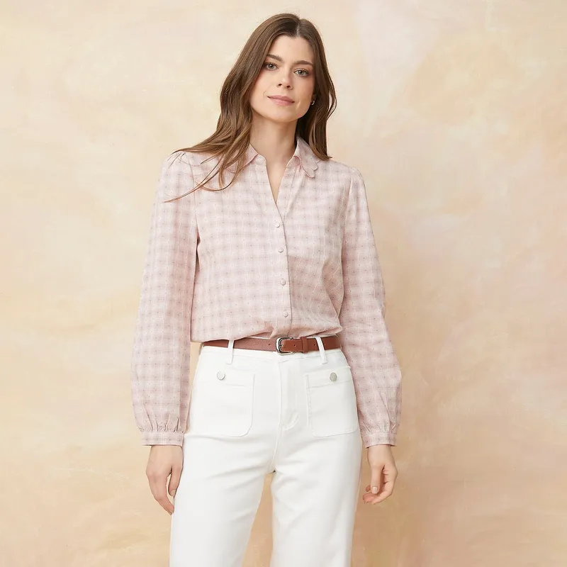 ELLE - Blusa 100% Algodón Mujer Elle