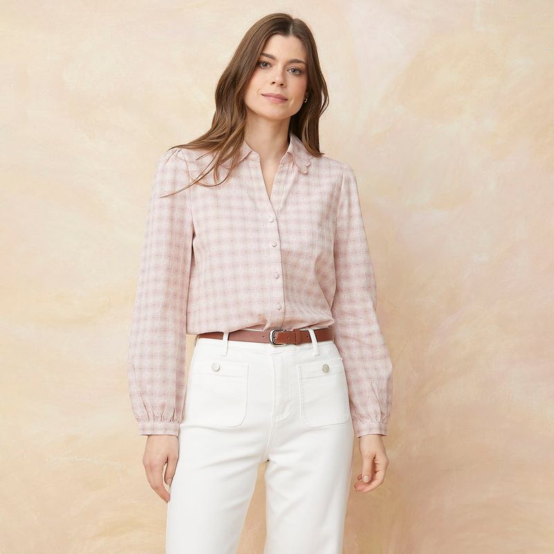 ELLE - Blusa 100% Algodón Mujer Elle