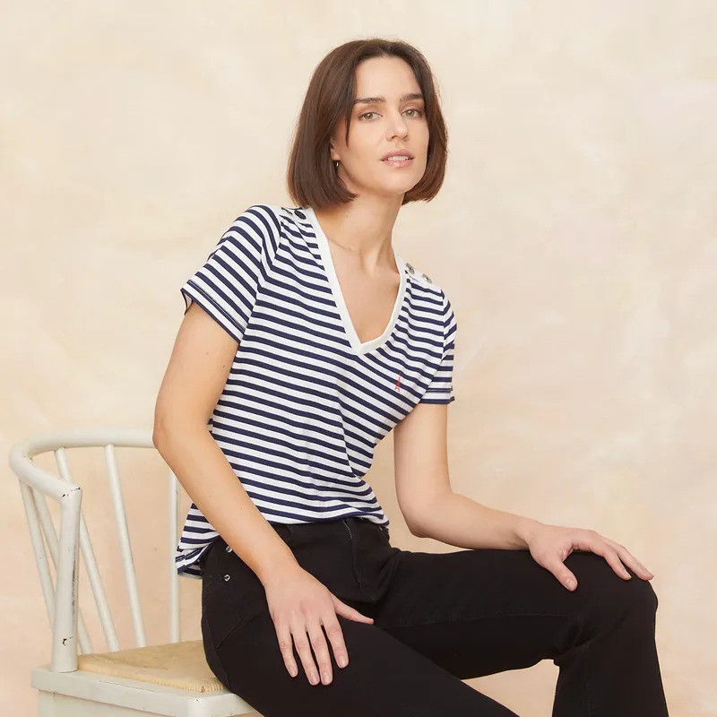 ELLE - Polo Manga Corta Mujer Elle