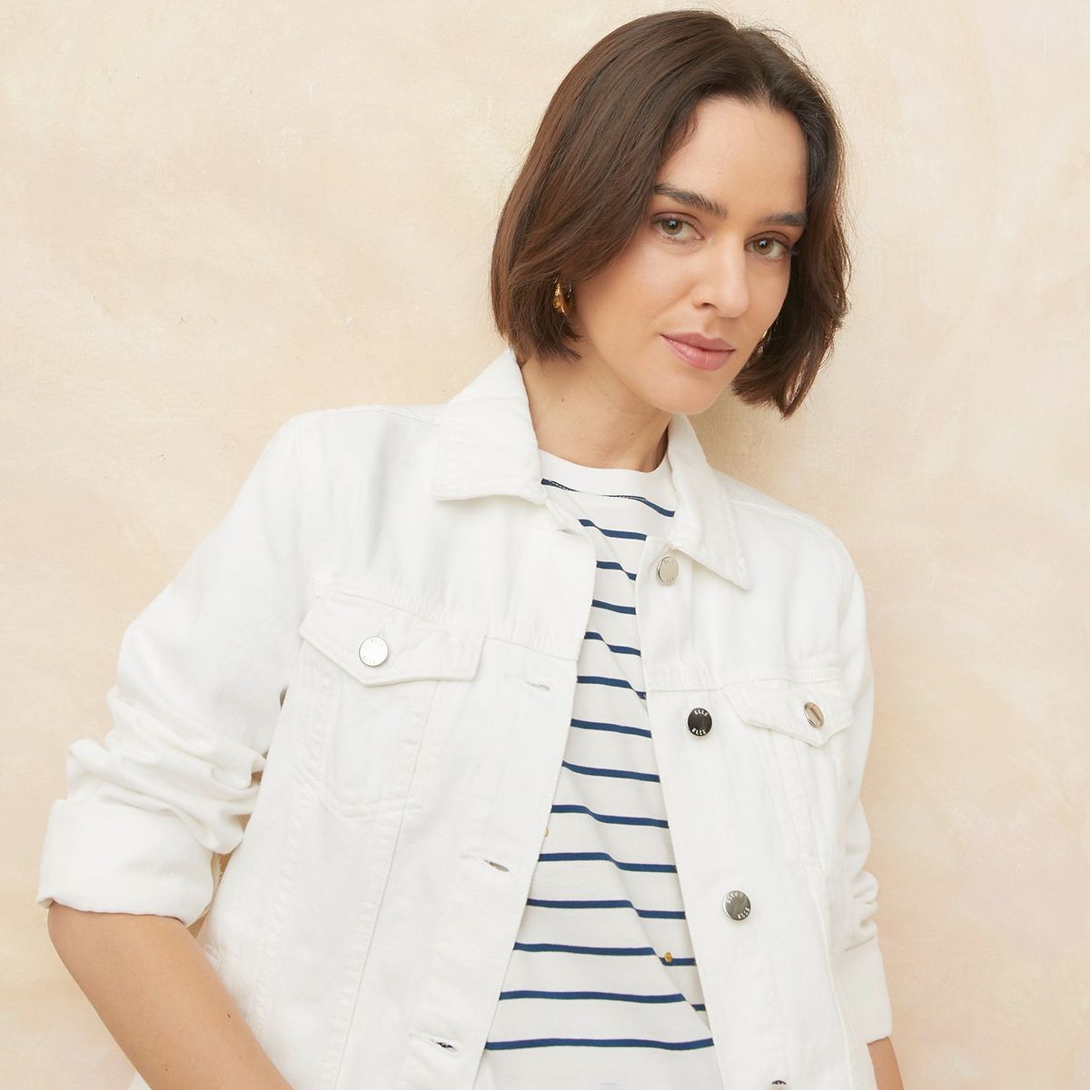 ELLE - Casaca Denim Mujer Elle