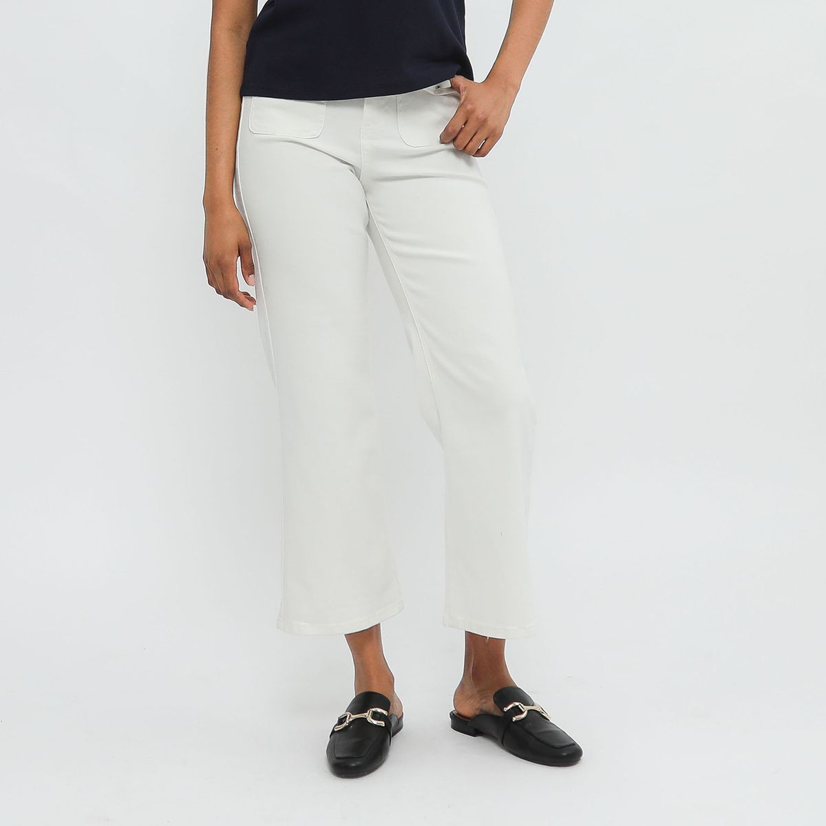 ELLE - Jean Flare Tiro Alto Mujer Elle