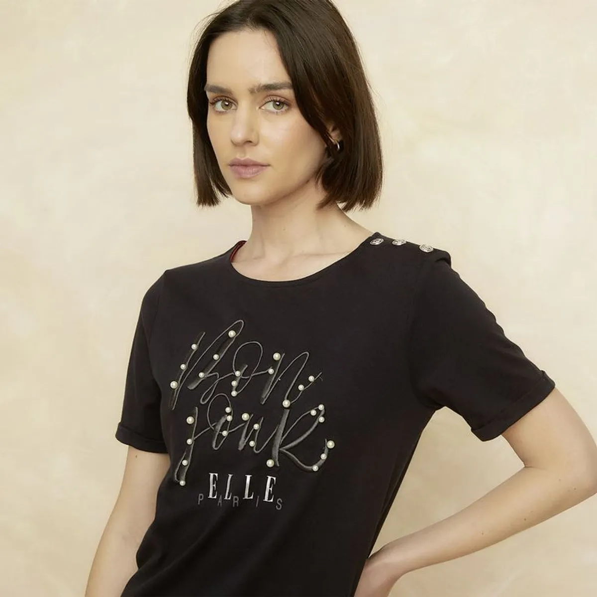 ELLE - Polo Casual Mujer Elle