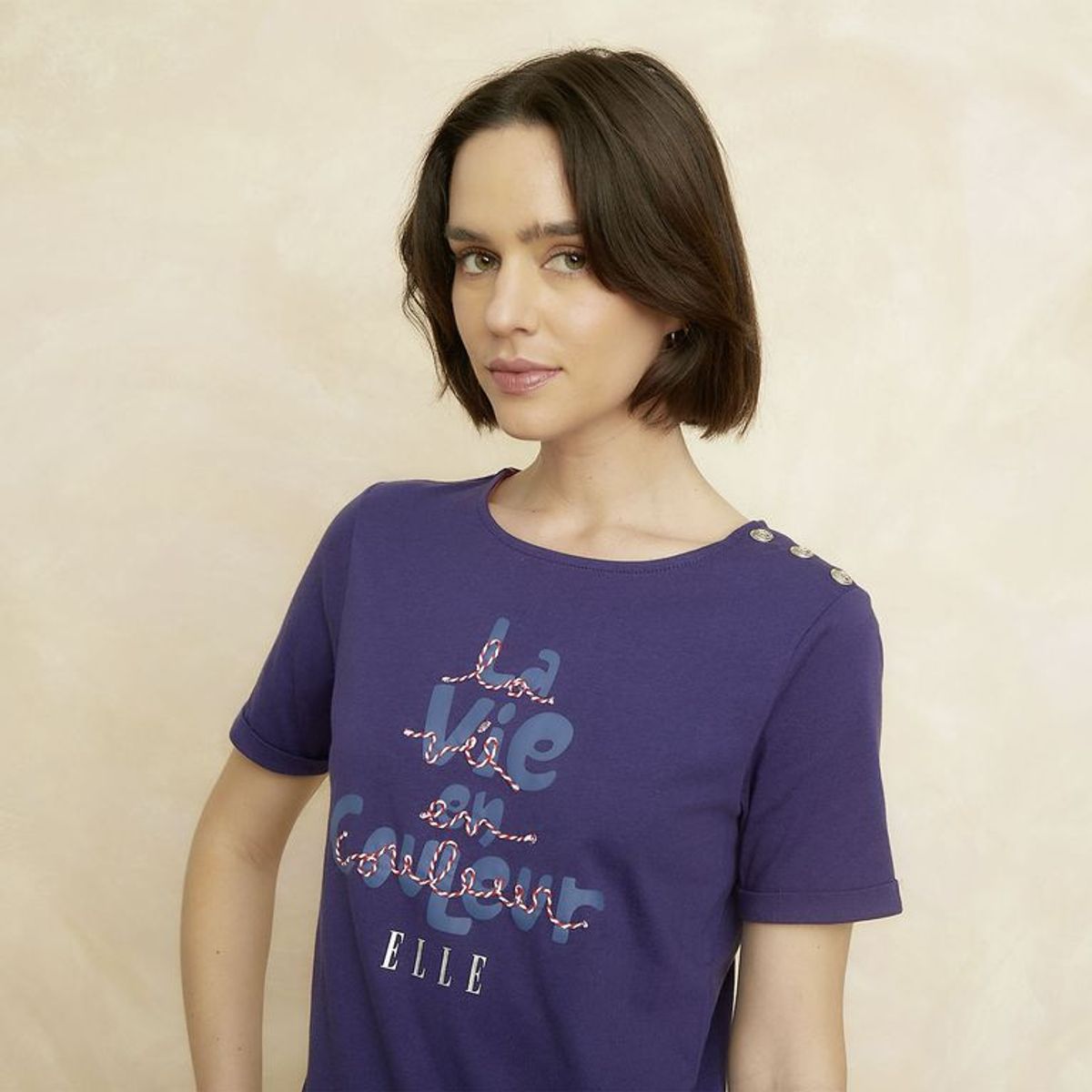 ELLE - Polo Casual Mujer Elle