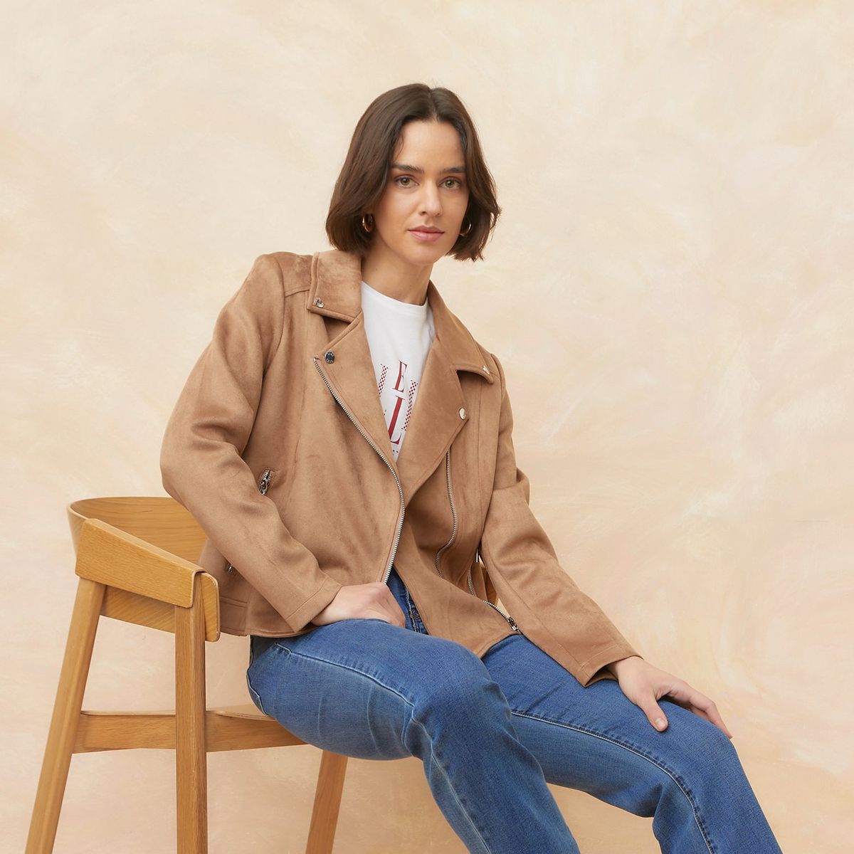 ELLE - Casaca Casual Mujer Elle