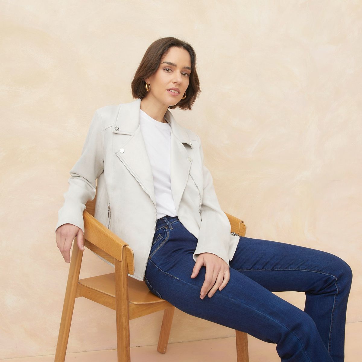 ELLE - Casaca Casual Mujer Elle