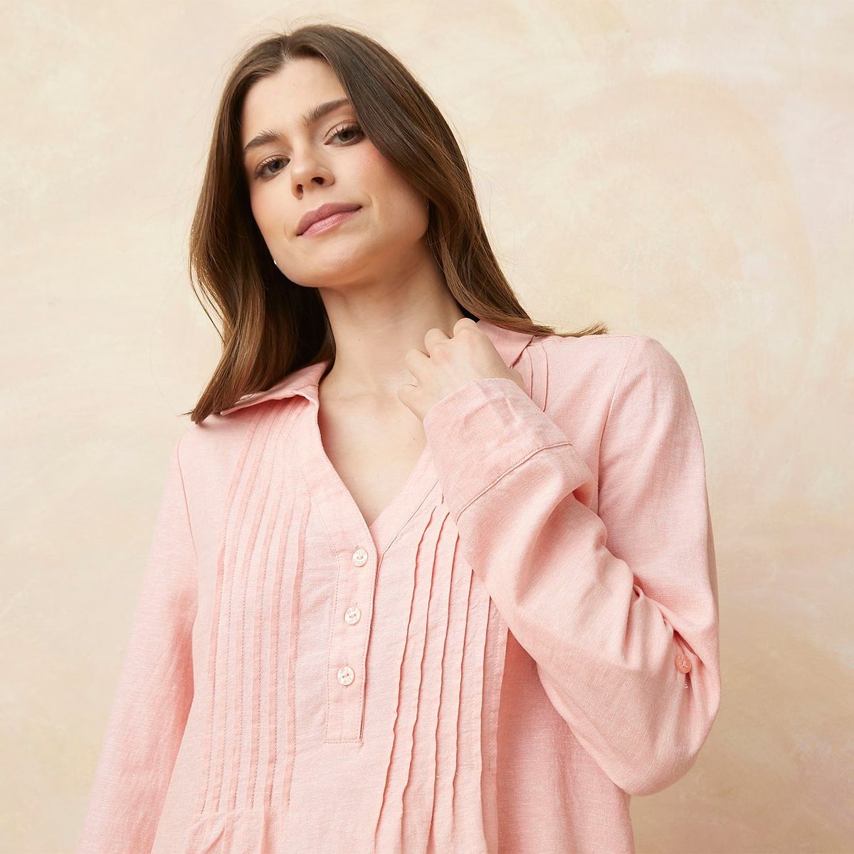 ELLE - Blusa Casual Mujer Elle