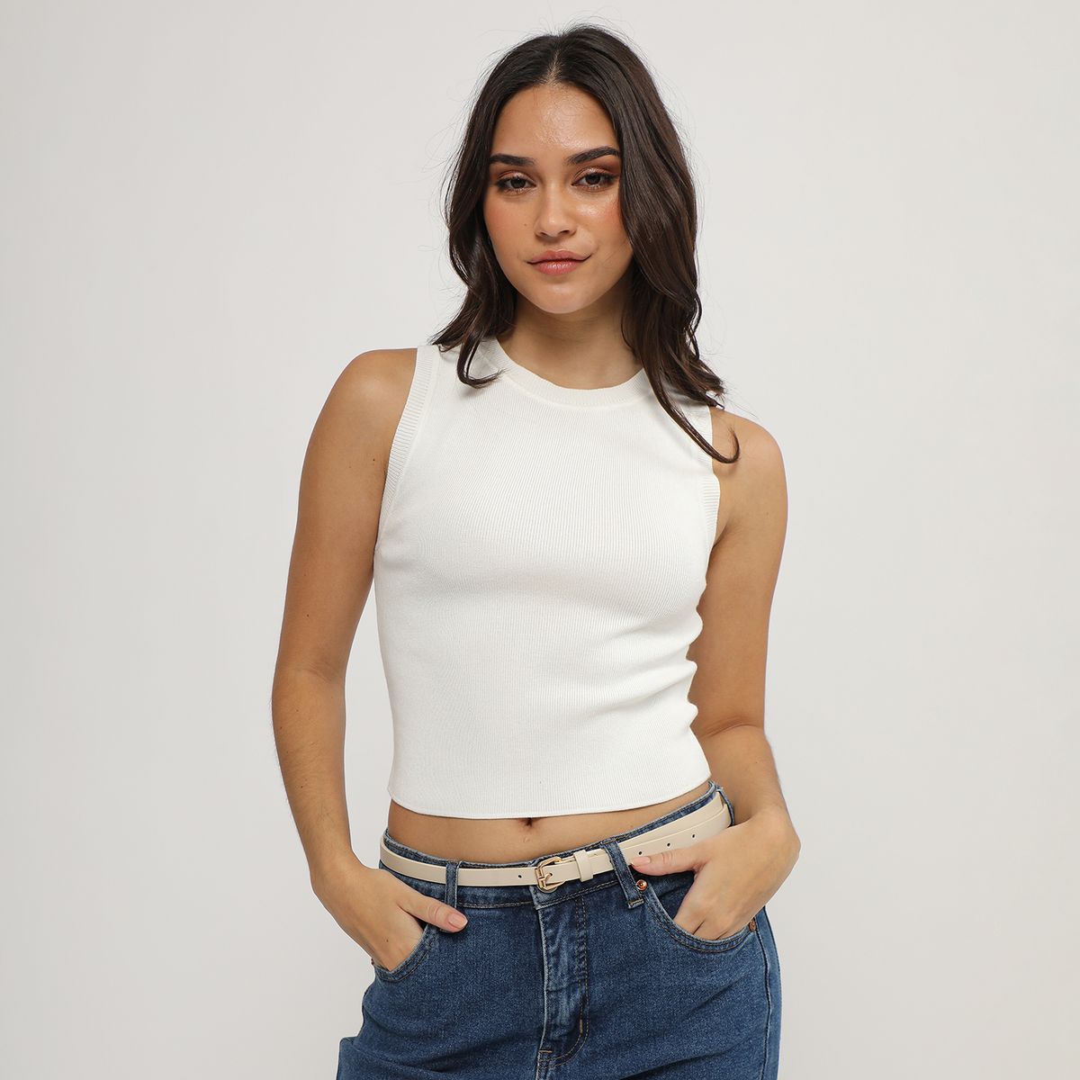 SYBILLA - Polo Top Tejido